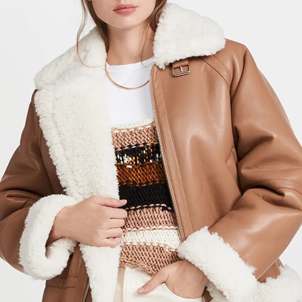 STAND STUDIO Rind Sherpa Jacket $795